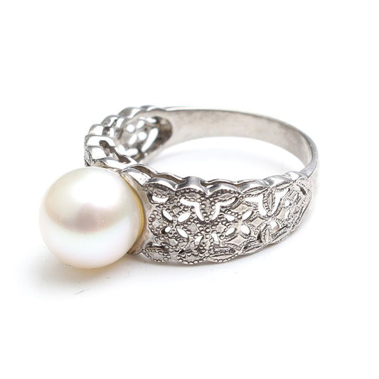 Other Brand Ivory Pearl Silver Ring 19 123514792
