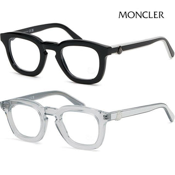 Moncler eyewear ML5195 bold horn rim square unisex fashion 123515753