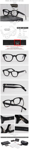 MONCLER Brille ML5157D Horn Quadrat Asiatische Passform 123515777 [P]