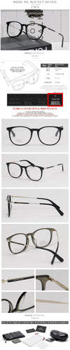 Moncler Eyeglasses Frame ML5152F 001 Black Acetate Asian Fit 65872024 [P]