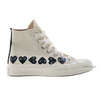 COMME DES GARCONS K127 001 WEIß FW24 Unisex Logo High-Top Sneakers 123521257 [P]
