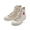 COMME DES GARCONS K129 001 WEISS FW24 Unisex High-Top Sneakers 123521258 [P]
