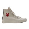 COMME DES GARCONS K129 001 WEISS FW24 Unisex High-Top Sneakers 123521258 [P]
