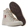 COMME DES GARCONS K129 001 WEISS FW24 Unisex High-Top Sneakers 123521258 [P]