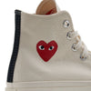 COMME DES GARCONS K129 001 WEISS FW24 Unisex High-Top Sneakers 123521258 [P]