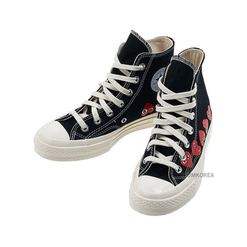 COMME DES GARCONS Logo High-Top Sneaker schwarz FW24 123521280