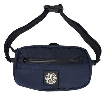 STONE ISLAND コンパスロゴ刺繍ナイロンベルトバッグ (801691564 V0020) 123536397