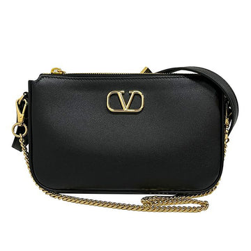 VALENTINO Vロゴシグニチャーミニショルダーバッグ 黒 stamp: 5W2P0AA9 MIM 0NO 123536653