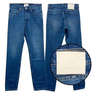 AMI Vintage Indigo Classic Fit Denim Jeans Herren 480 123537152