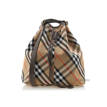 Burberry LL MD DRAWSTRING BUCKET CJ1 B9368 FW24 Women's Vintage Check Midi Bucket 8093869 123538050