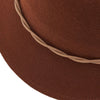 HELEN KAMINSKI HAT51844 DEEP CUOIO FW24 Damen Helene Cloche-Hut 123539040 [P]