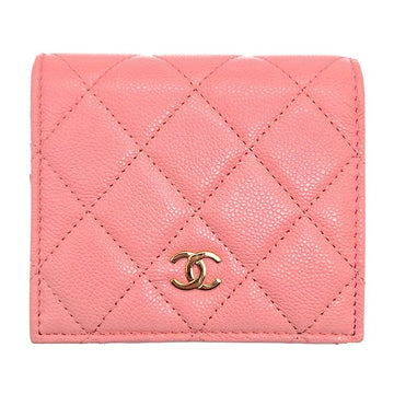 CHANEL キャビア ロゴ 二つ折り財布 AP3178 L181805 123607825