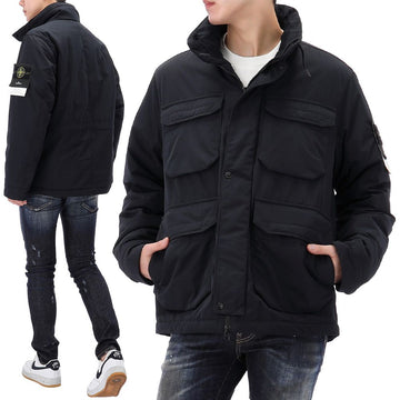 Stone Island Micro Twill Jacket with Patch in XXL Size 123660604