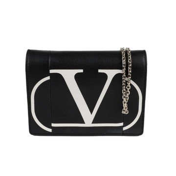 VALENTINO 2P0249 VLTN Logo Mini Ketten-Crossbody-Tasche 123110197