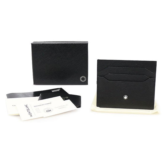 Montblanc Black Leather Meisterstück 6CC Pocket Card Holder 129253 123682445
