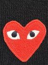 COMME DES GARCONS L ブラック レッドワッペン メンズ ニット AZ-N068 123687191 [P]