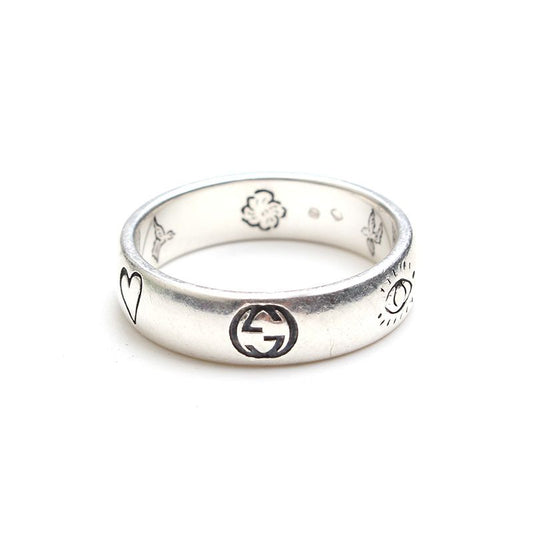 Gucci Blind for Love Silver Ring 13K 123704090