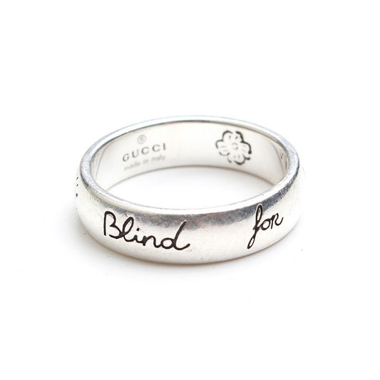 Gucci Blind for Love Silver Ring 13K 123704090