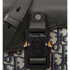 Dior Saddle Strap Pouch Beige Black Oblique Jacquard 65722264 [P]
