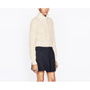 DIOR Weiße technische Woll-Kaschmir-Strickjacke 65042295 [P]