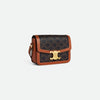 CELINE ティン トリオンフバッグ トリオンフ キャンバス カーフスキン タンカラー 188882BZ4.04LU 75481763 [P]
