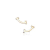Tiffany & Co T Smile Earrings Yellow Gold 152528386 [P]