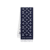 LOUIS VUITTON モノグラム シャドウ スカーフ ネイビーブルー M79186 65041785 [P]