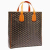 Goyard Voltaire Tote Bag Black Tan 107844935 [P]
