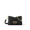 Louis Vuitton Dauphine Soft MM Black M25209 75561085 [P]