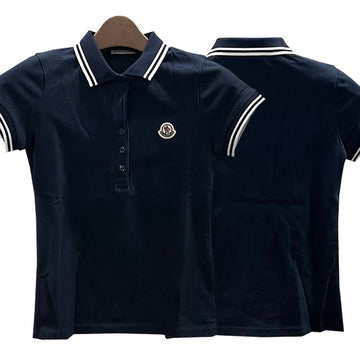 MONCLER Polo T-Shirt mit Logo-Patch 8A00007 8496F 773 123759239