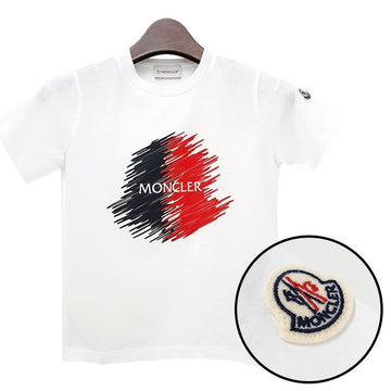MONCLER ロゴモチーフプリントTシャツ 8Y 10Y (8C00022 89AFV 002) 123759468