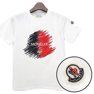MONCLER Kinder Logo-Motiv Druck T-Shirt kurzärmlig 12Y 14Y (8C00022 89AFV 002) 123759488