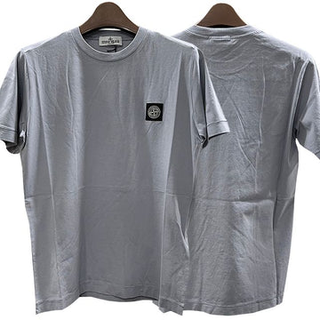 STONE ISLAND キッズ ロゴ パッチ 半袖 Tシャツ ライトブルー (781620147 V0047) 123759602