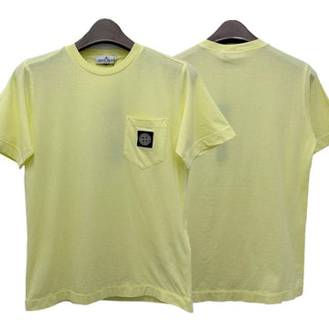 STONE ISLAND T-Shirt mit Logo-Patch und Taschen für Kinder 10 12 Zitrone (781620347 V0031) 123759619