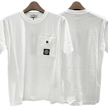 Stone Island Kids Logo Pocket Patch T-shirt 8 White stamp: 781620247 V0001 123760986