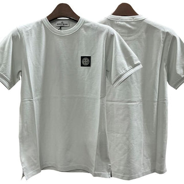 Stone Island Kids Logo Patch T-Shirt 8 Pearl Grey stamp: 781620748 V0061 123761318