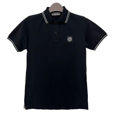 STONE ISLAND キッズ ロゴ パッチ ポロ 半袖Tシャツ 6 8 (791621348 V0029) 123761573