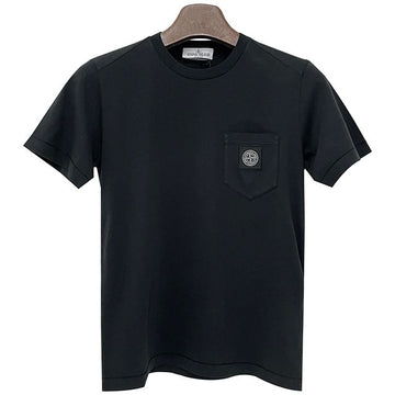 STONE ISLAND Logo Patch Pocket T-Shirt für Kinder 14A (801620347 V0029) 123761919