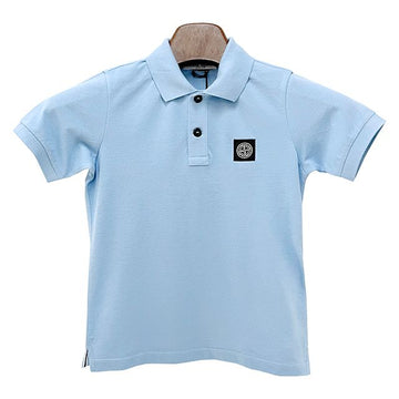 Stone Island Kids Logo Patch Polo T-shirt 6 8 Blue (801621448 V0040) 123762954