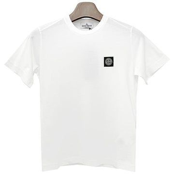 Stone Island Kids Logo Patch T-shirt 10 12 White stamp: 801620147 V0001 123763004