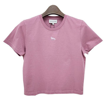 MAISON KITSUNE Baby Fox Patch Baby Crop T-Shirt Blütenblatt (MW00105KJ0008 P527) 123763281