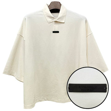 Fear of God Essential Logo Pique Polo Shirt Shell (125BT244332F) 123763349