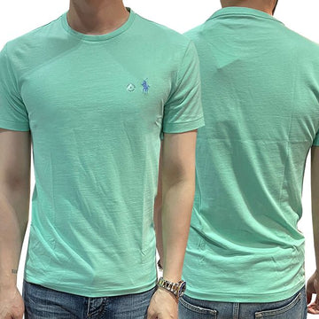 Polo Ralph Lauren Pony Logo Custom Slim Fit T-Shirt Aqua Green (7.9 × 3.9 × 2.0 in) 123764572