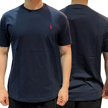 Polo Ralph Lauren Red Pony Logo Slim Fit T-Shirt Navy (7.9 × 3.9 × 2.0 in) 123764665
