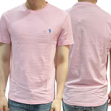 POLO RALPH LAUREN Polo Logo Custom Slim-Fit T-Shirt Kurzarm Pink 123764756