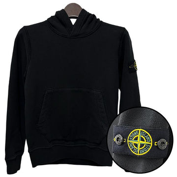 STONE ISLAND Wappen-Patch Kapuzenpullover Schwarz (771661640 V0029) 123765565