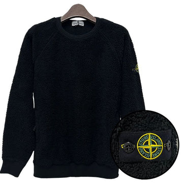 STONE ISLAND Kids Wappen Patch Terry Sweatshirt 10 12 Schwarz (771660143 V0029) 123766351