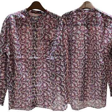 ISABEL MARANT Étoile MEXIKA Floral Pocket Bluse 23SS 123771531