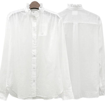 ISABEL MARANT エトワール GAMBLE コットン ブラウス ホワイト (HT0186FA A1J03E 20WH) 123771602