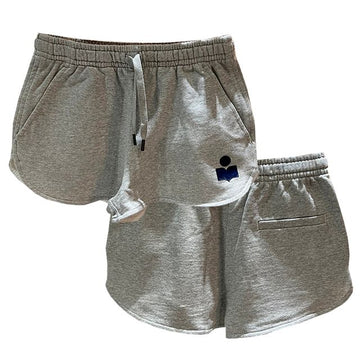 ISABEL MARANT Etuile MIFA Logo Banded Shorts Grau Blau (A1M07E GYMD) 123771639
